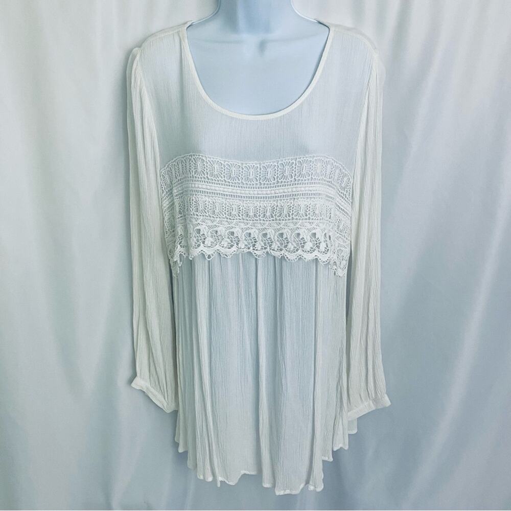 NWT Monoreno Long Sleeve Top/Tunic Size Medium
